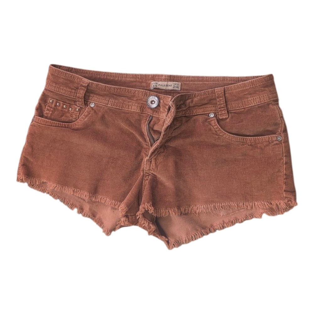 Pull&Bear Rust Jean Shorts